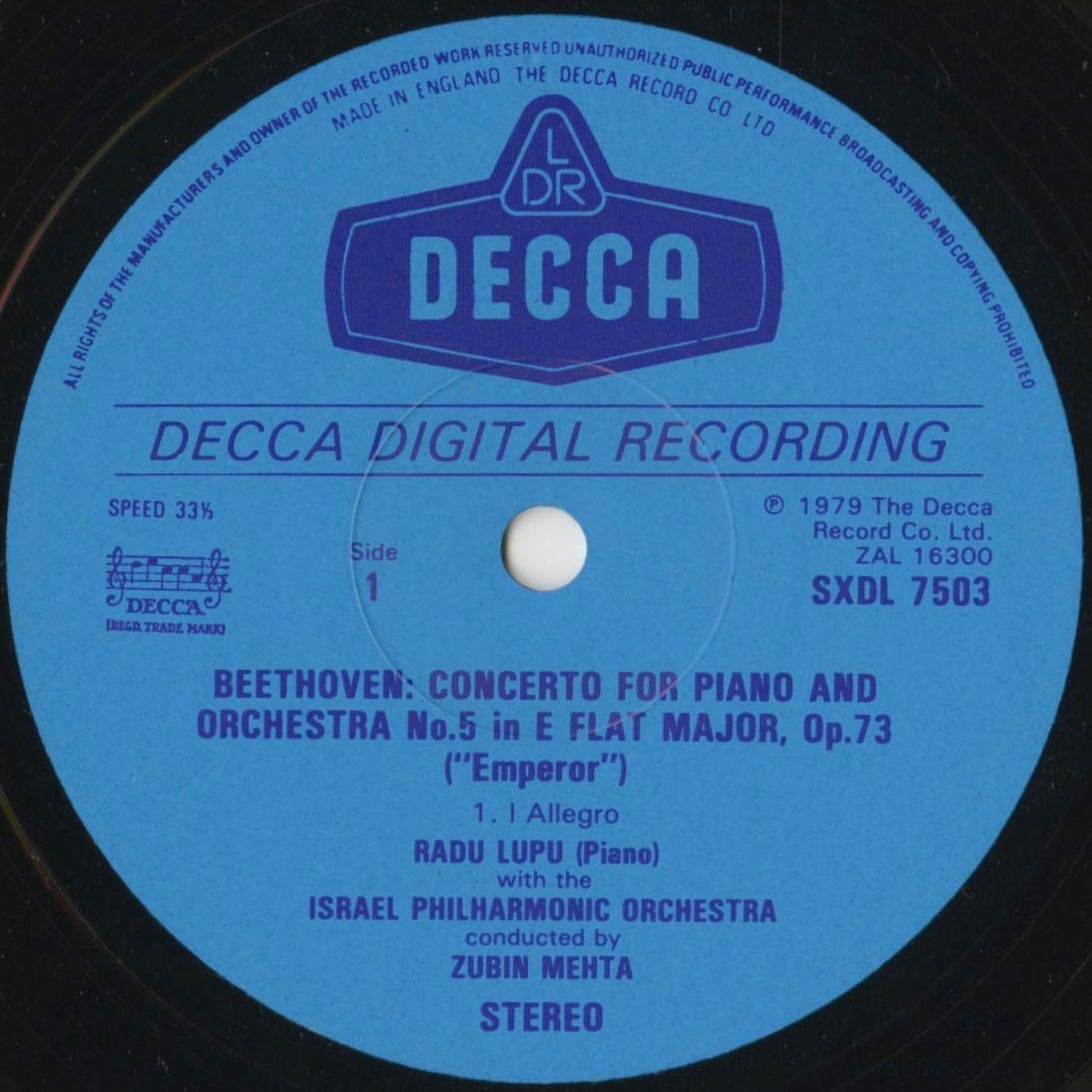 Amazon.co.jp: ベートーヴェン：ピアノ協奏曲5番Op.73「皇帝」 DECCA