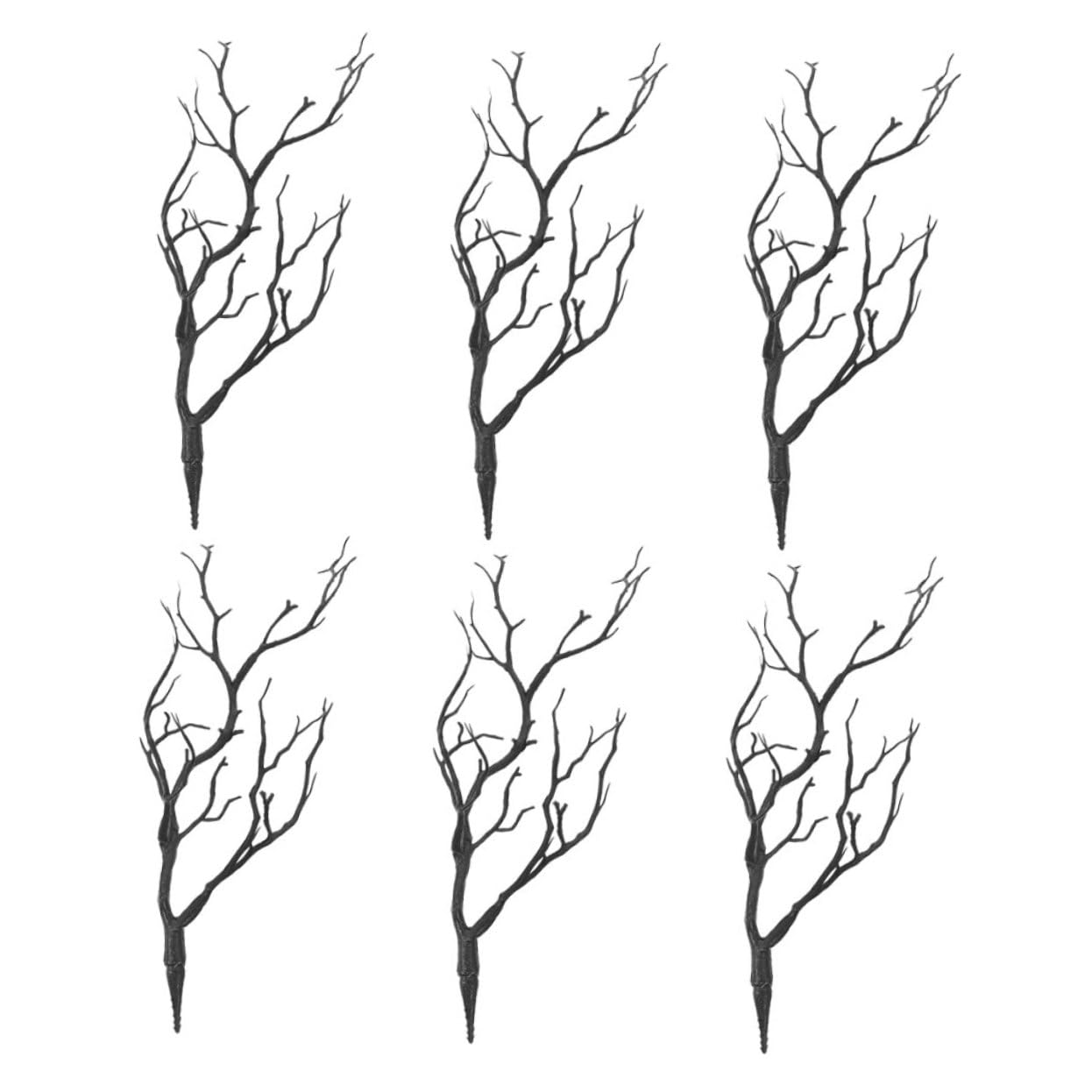 Zerodeko 18pezzi Rami Artificiali Plastica Per Decorazioni Natalizie e Halloween Accessori Finti Per Vasi e Scenografie Rami Decorativi Per Casa e Ufficio