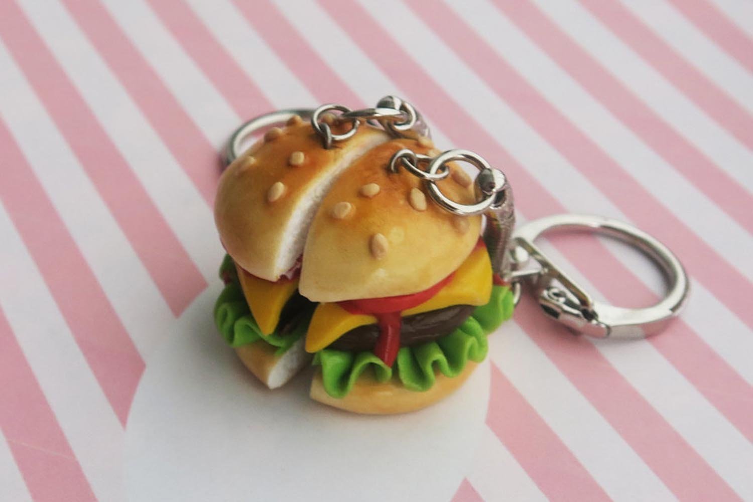 Burger Friendship Keychains Or Necklaces Burger Bff Bff Necklace