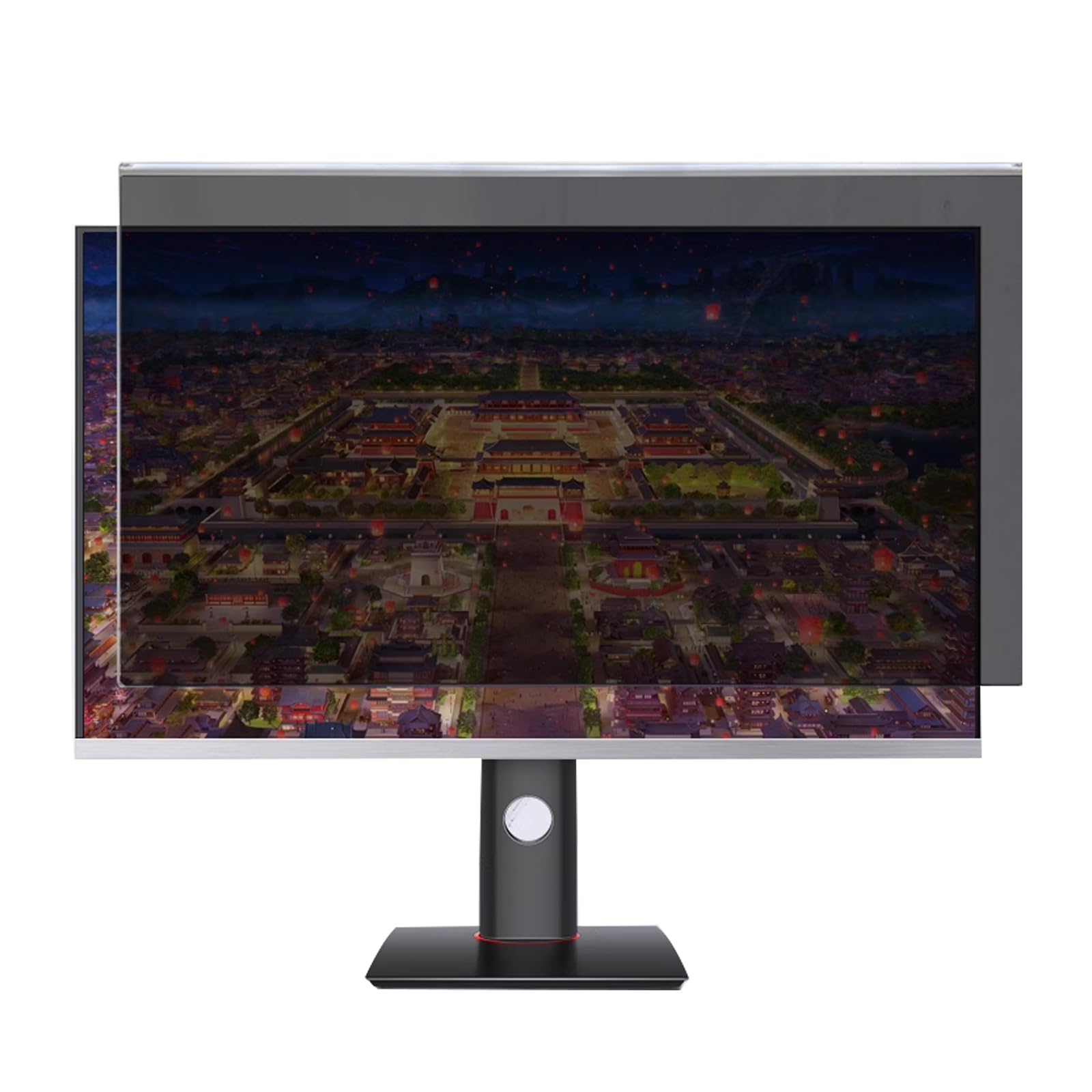 Aioneer 20-32In Removable Light Filter,Desktop Monitor Protecting Mask Anti-Glare Blue Light Privacy Shield For Offices, Airports, Train Stations-32in 730 * 440mm