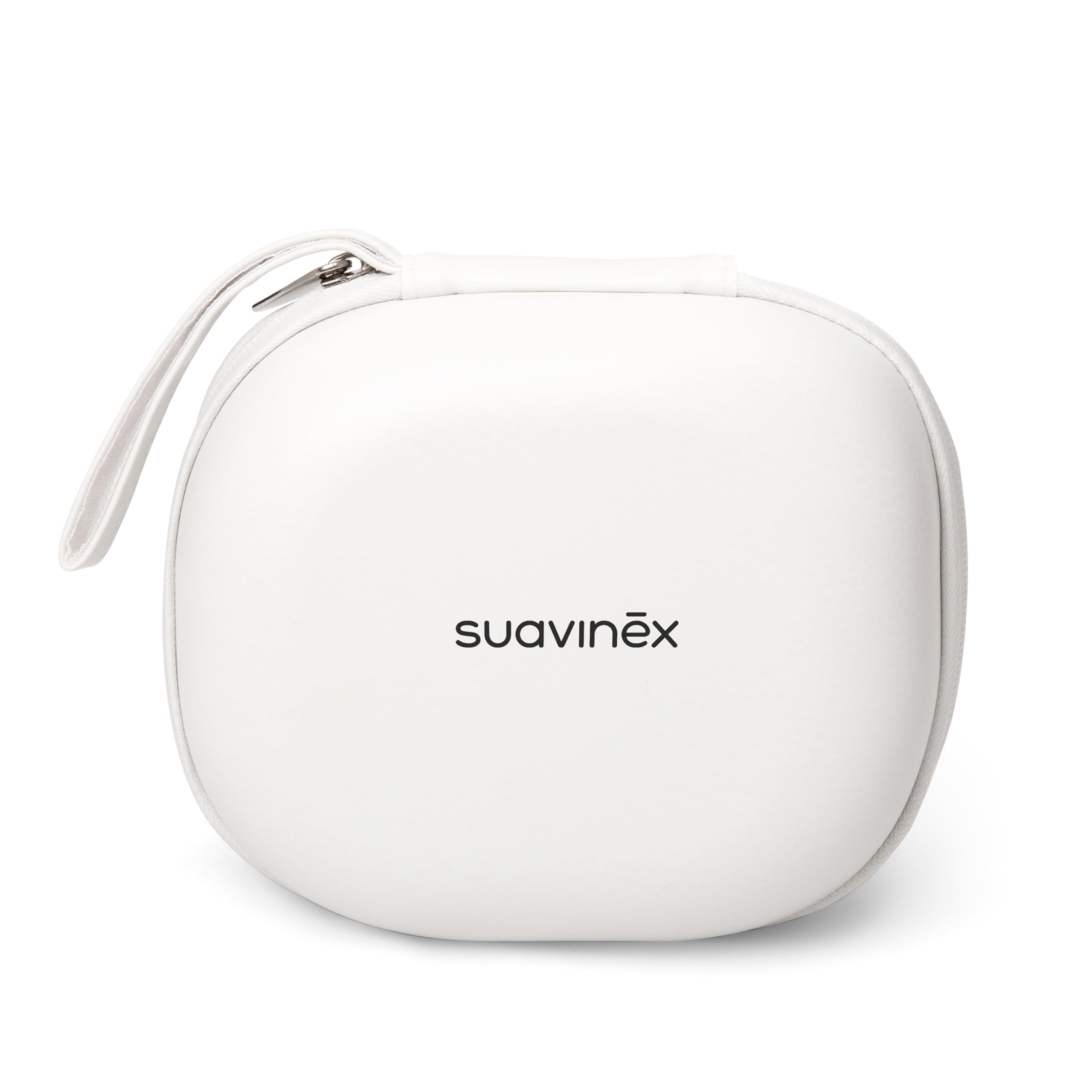 Suavinex, Extractor Leche Materna, Sacaleches Manos Libres, Sin Cables, Sin Tubos, con Batería, 3 Modos y 9 Intensidades de Succión, con Adaptadores, Estuche y Cepillo, Pantalla Led, Depósito 180 ml