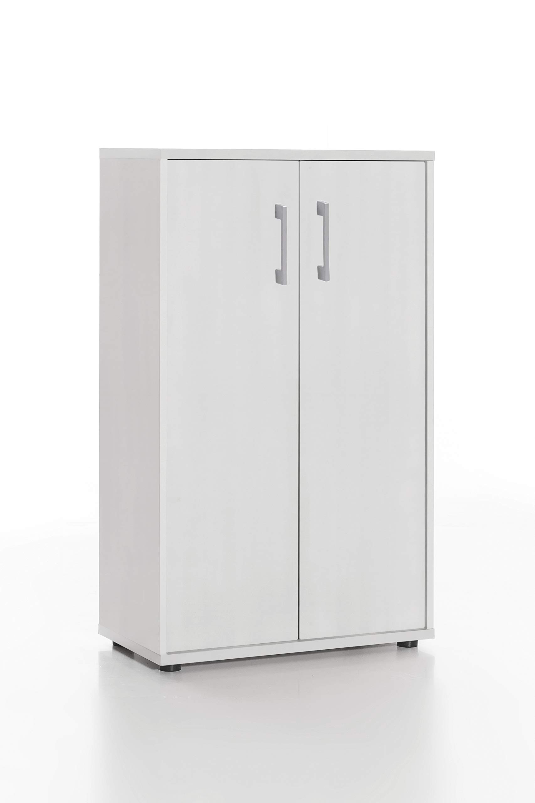 Möbelpartner Milo Aktenschrank, lichtgrau, ca. 65,1 x 34,5 x 110,9 cm