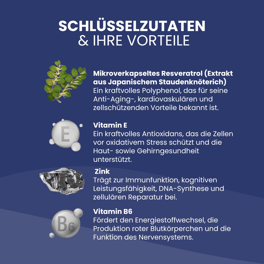 Resveratrol – Mikroverkapselt, schützt Zellen vor oxidativem Stress
