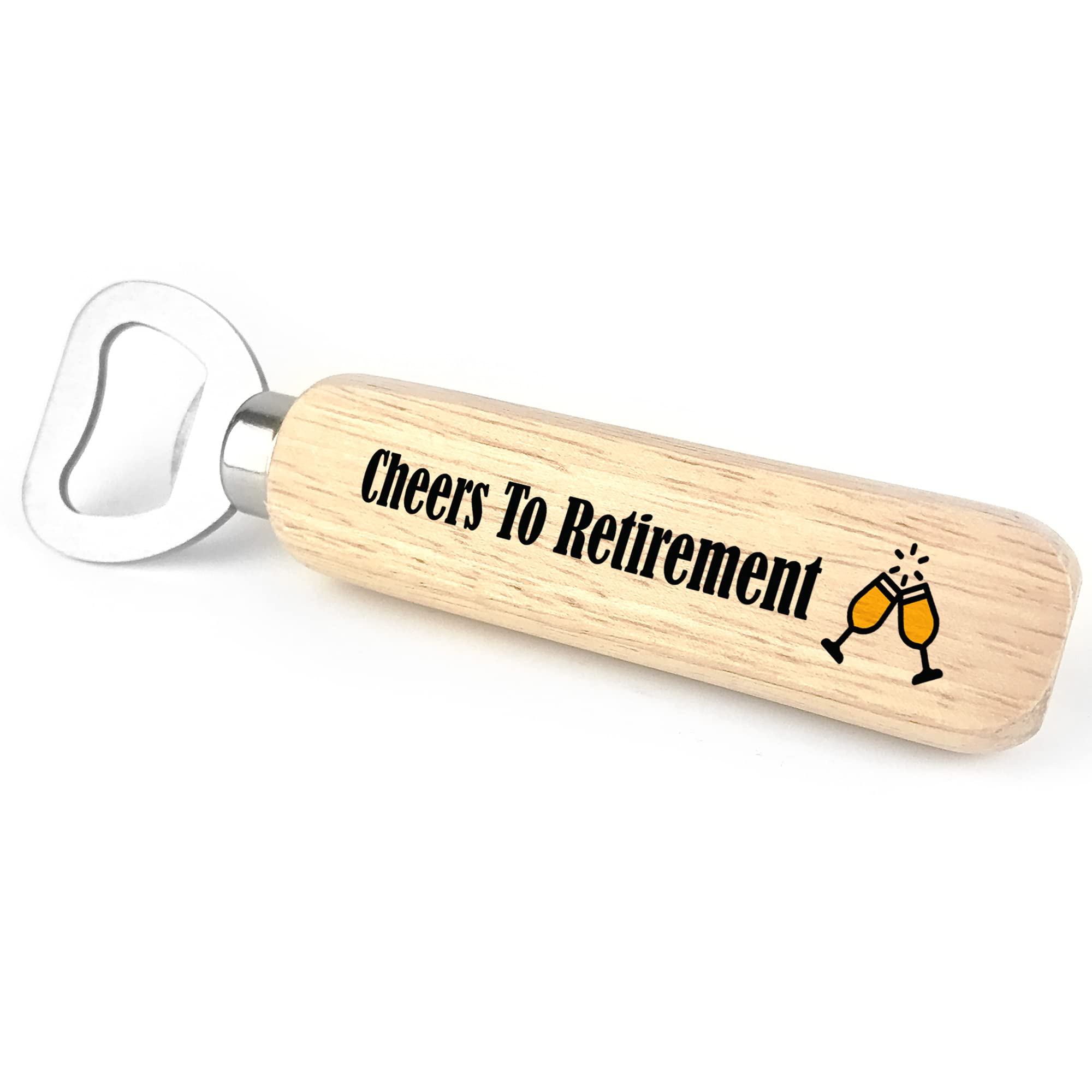 Red Ocean Retirement Congratulations Gifts Wooden Bottle Opener Gift for Friend Colleague Gift for Him Her