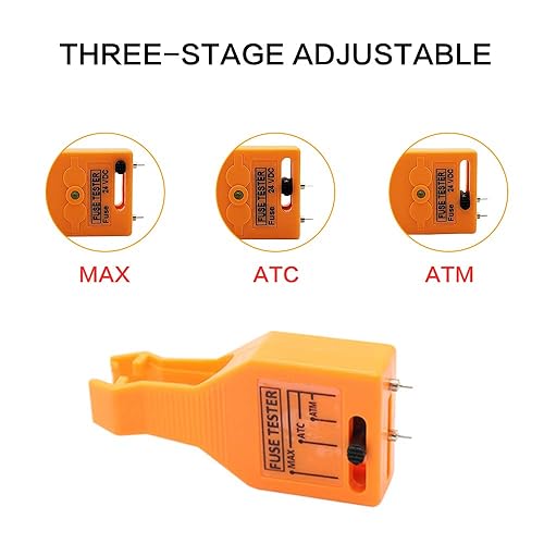 Miniatura 2 de IZTOSS DC 24 V automotriz ATO/ATC ATM cuchilla y tubo de vidrio fusible probador extractor para mini /estándar cuchilla fusible