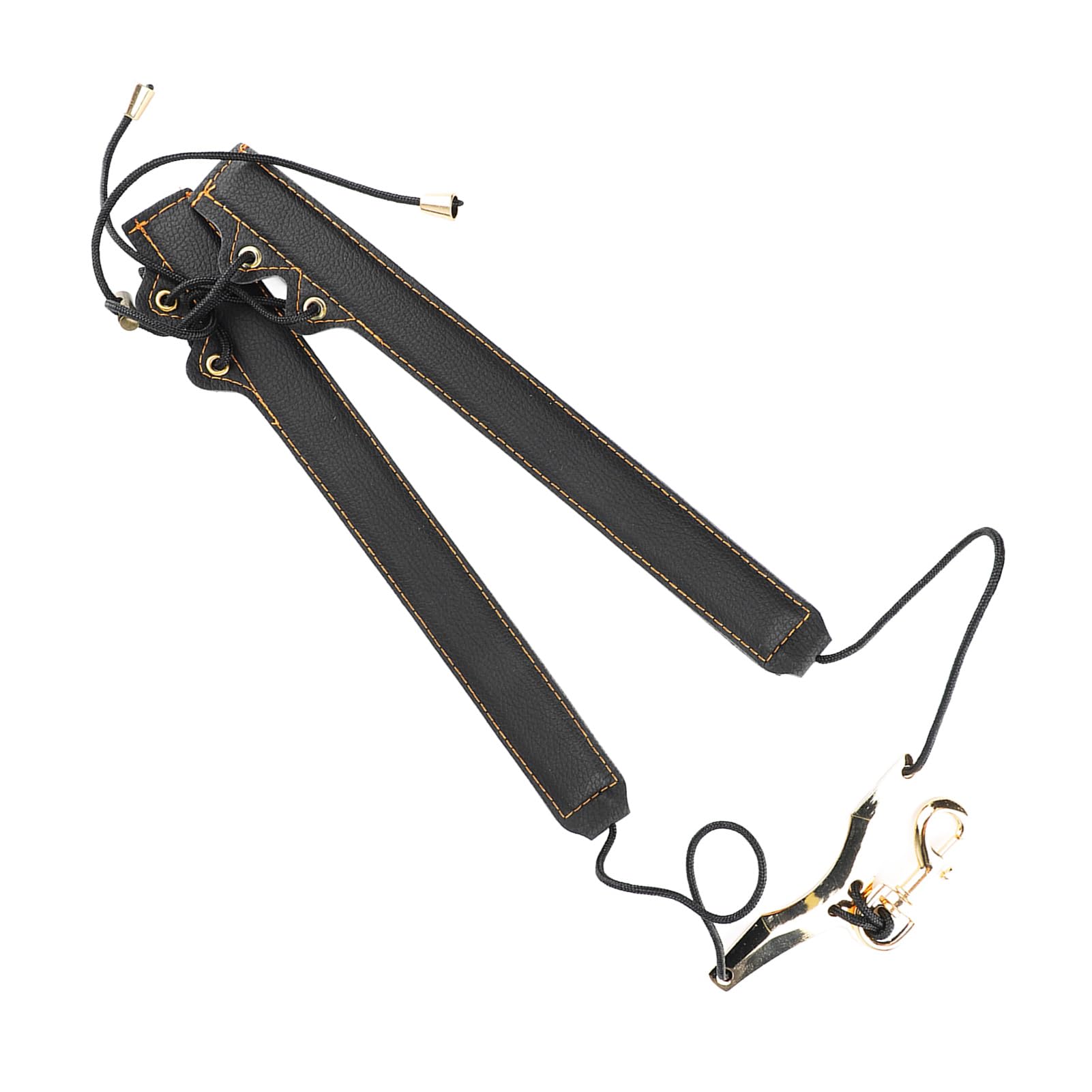 Tracolla regolabile per sassofono Comodo supporto per spalla imbottito per sassofono Oboe Clarinetto Fibra di poliestere Resistente 11,81 pollici