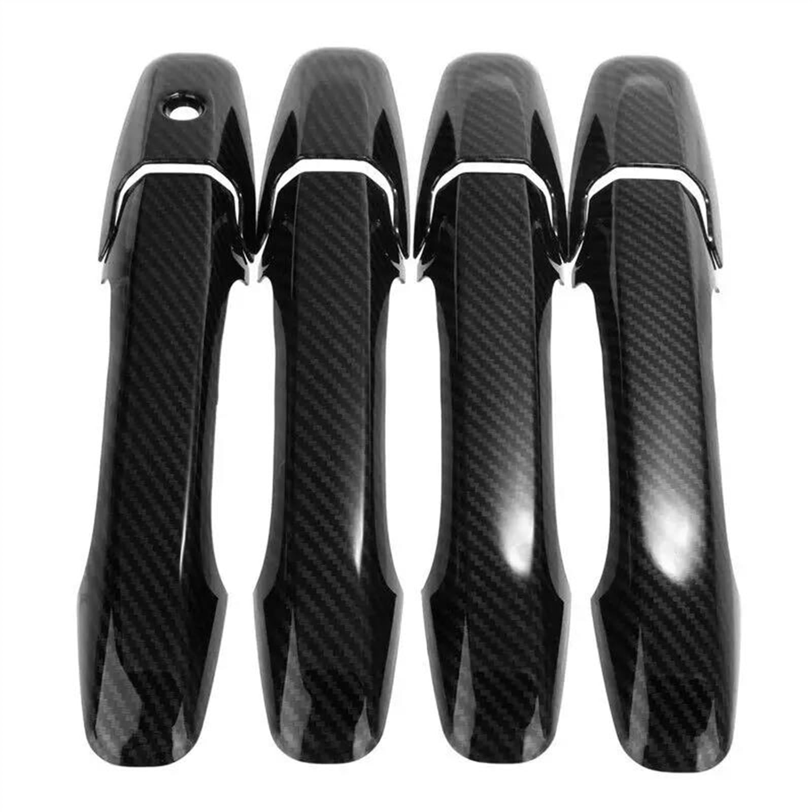 Kjhopy One Color Accessories Car Door Knob Protector Handle Frame Cover Garnish Trim For Civic 8Th 2006 2007 2008 2009 2010 2011 Exterior Door Handle