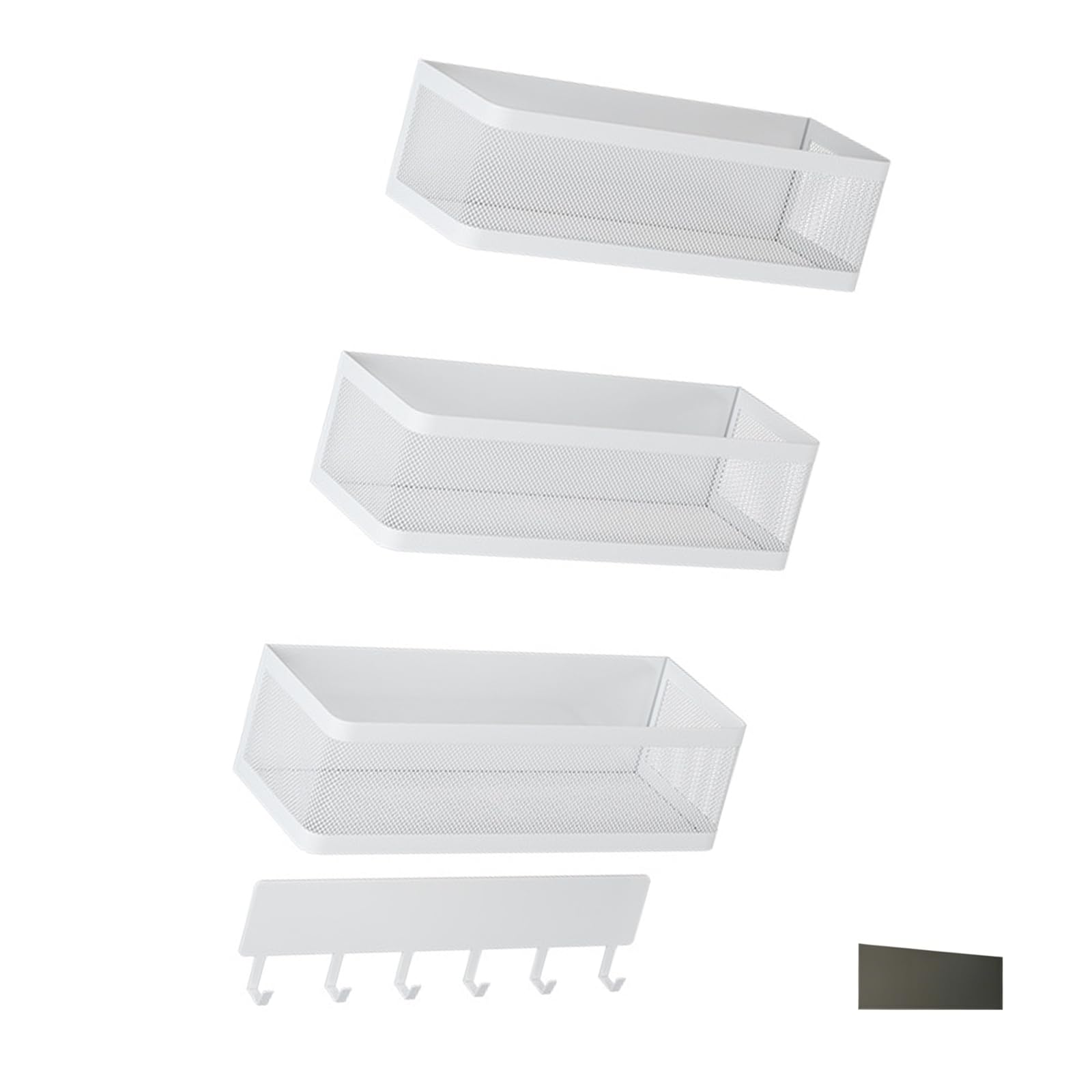 Jazuaiao Space Saving Metal Baskets for Detergent and Washing Supplies Storage Dryer Sheet Planner