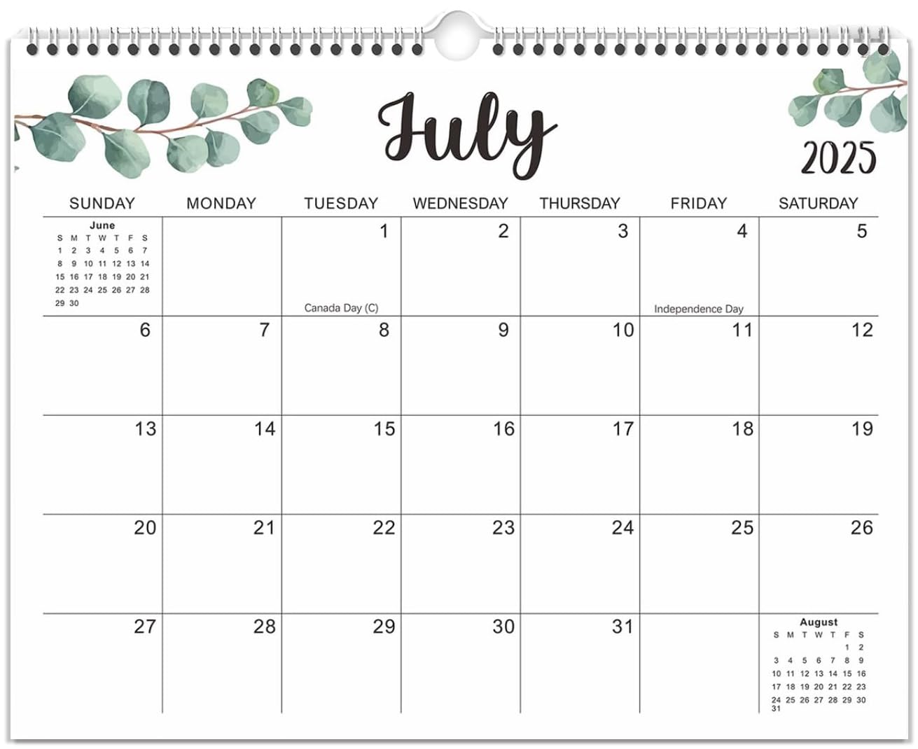 Calendar 2026-12 Monthly Wall Calendar 2026 from January 2026 to December 2026, with Thick Paper for Planning and Organizing for Home or Office,14.5" x 11.5",Green