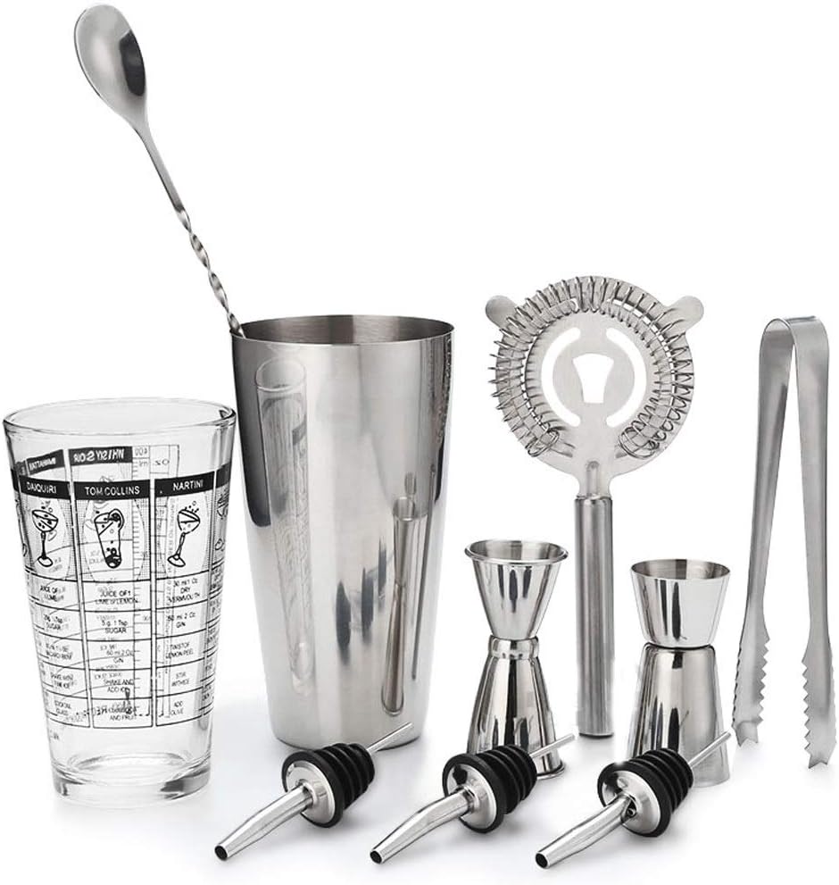 VIDI Cocktail Shaker Bar Set Stainless Steel Lounge Cup SAME TOOLS THE BAR PROS USE