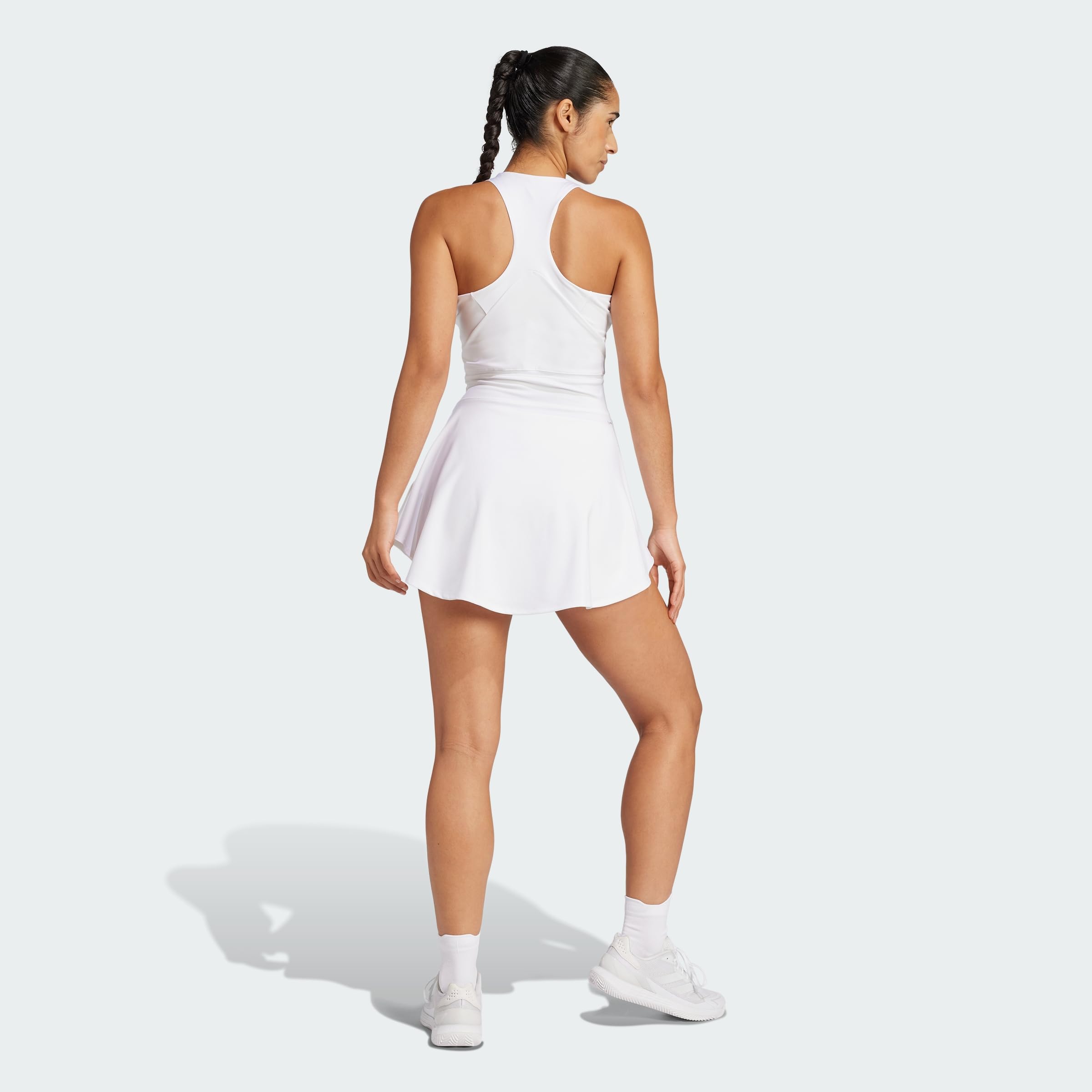 adidas Kobiety TENNIS CLIMACOOL Y-DRESS, White, XL