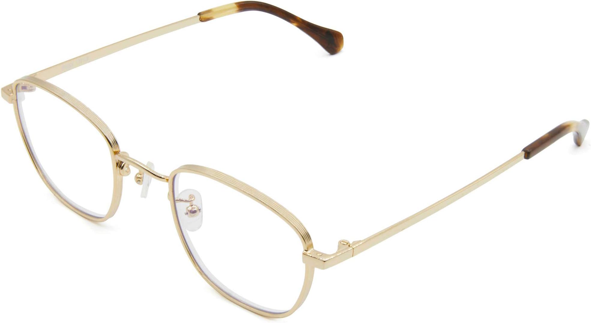 Felix Gray Haro Blue Light Glasses Gold, Blue Light Blocking Glasses, Gaming Glasses, Computer Glasses