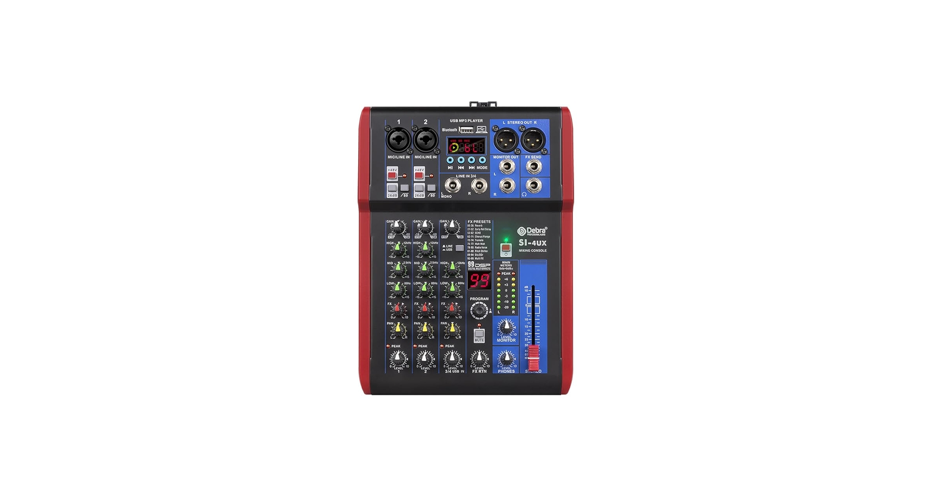 ミキサーオーディオ　SI-4UX Amazon.com: D Debra SI Series Professional Portable