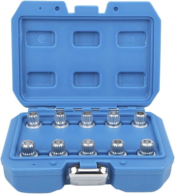 【10 Pcs】Wheel Lock Nut Removal Set,Car Wheel AntiTheft Tool Kit Wheel