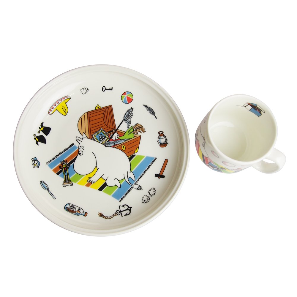Moomin Arabia 食器セット 5点 訳あり】アラビア Arabia ムーミン チルドレン セット プレート & マグ