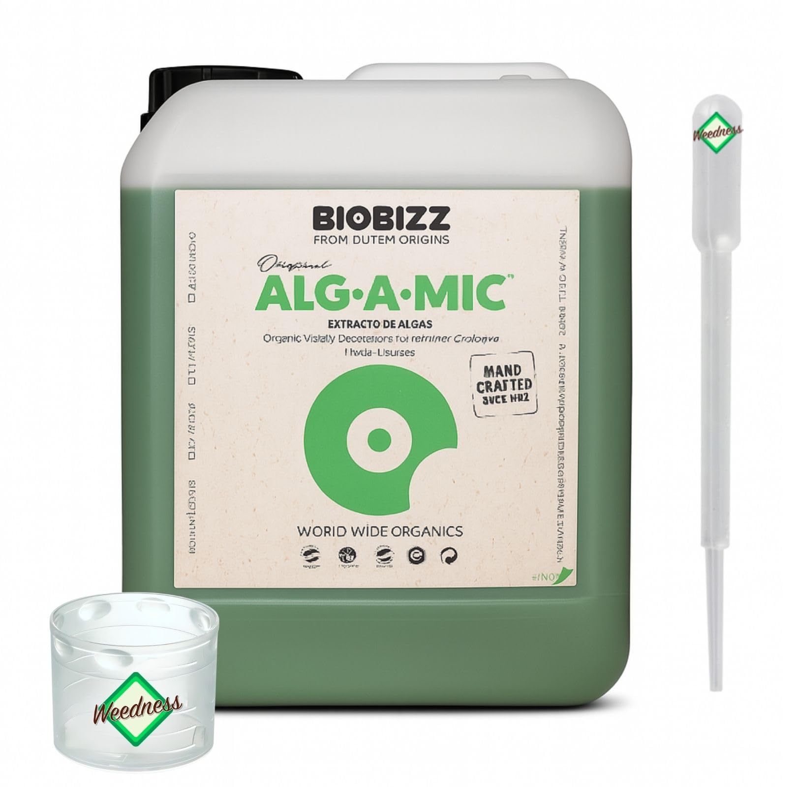 Weedness BioBizz ALG-A-Mic 5 litrów – naturalny nawóz do uprawy pomidorów w płynie orchidee bonsai organiczny NPK