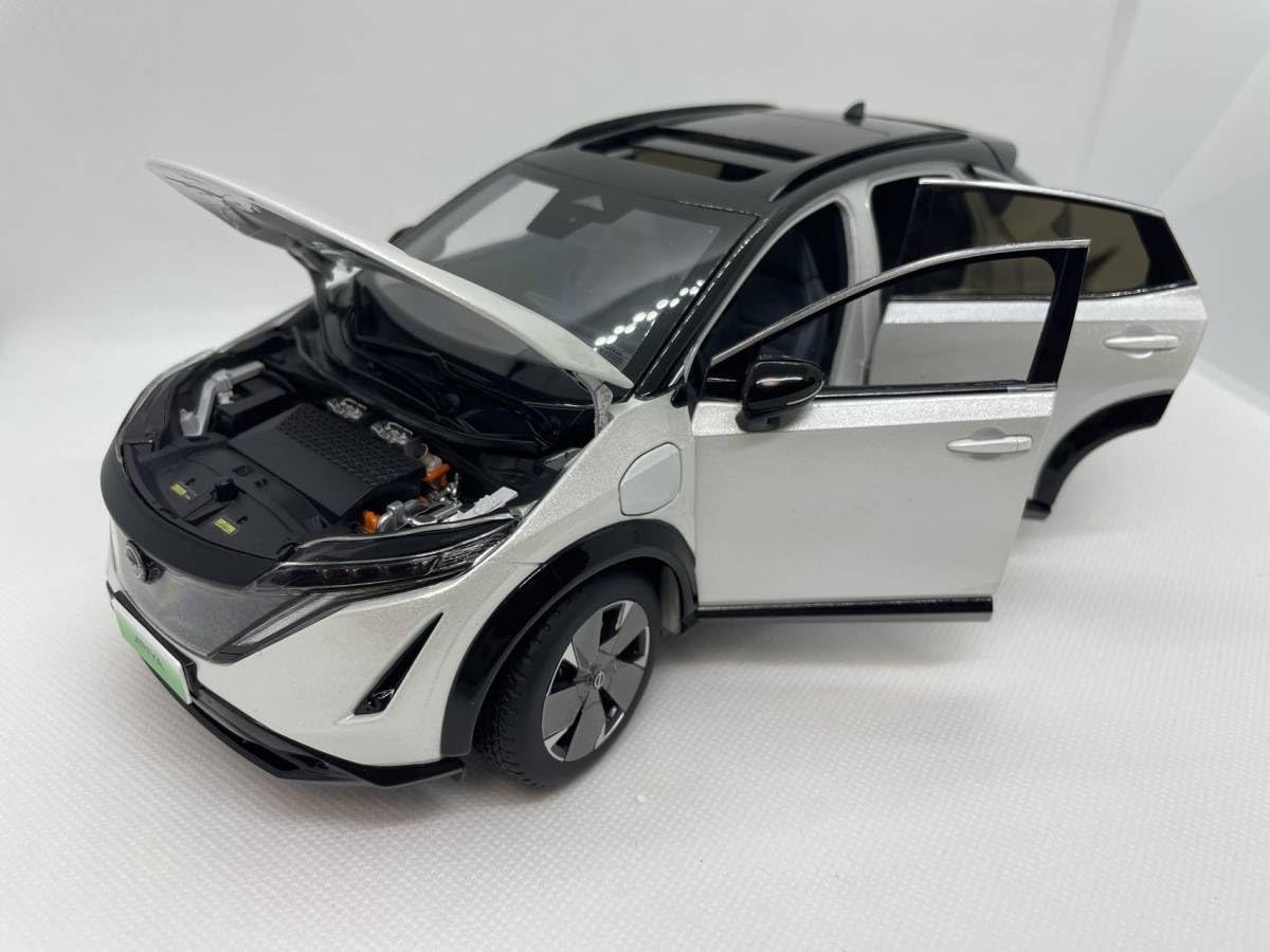 PAUDI 1/18 日産 NISSAN ARIYA ホワイト×ブラック Amazon | PAUDIMODEL PAUDI MODEL 1/18 Ariya 日産 2022 ミニカー ダイ