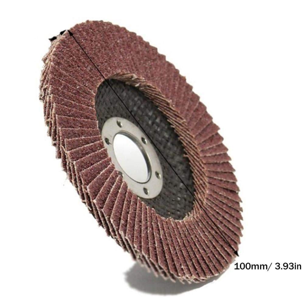 Tarcza Polerska, 10 Sztuk 100Mm Tarcze Listkowe Ściernice Ostrza Do Szlifierki Kątowej Tarcza Szlifierska Ściernica Narzędzia Ścierne/10Pcs 80Grit