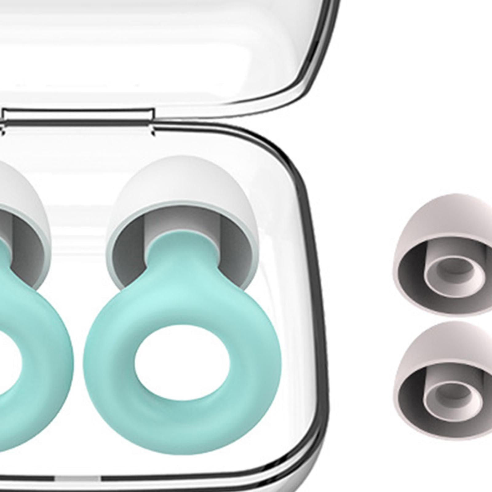 LOOM TREE Ear Plugs for Noise Reduction Reusable Comfortable Noise Cancelling Earplugs Blue-image-6