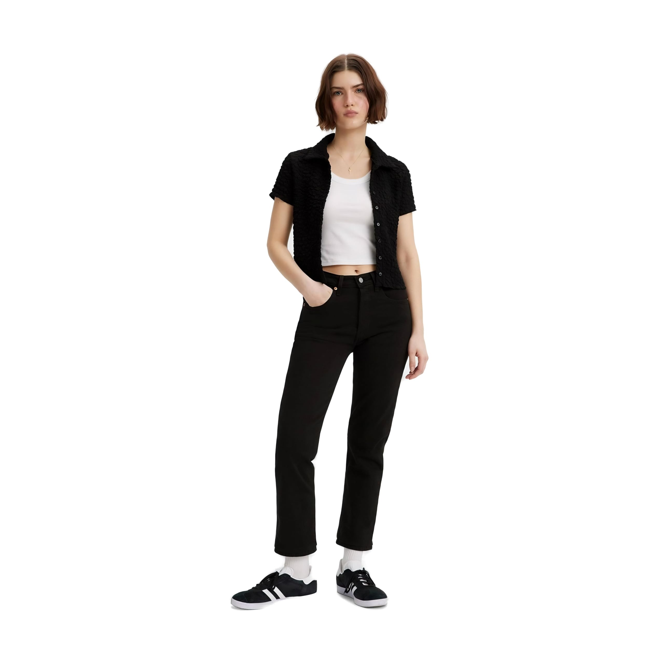 Kadın 501 Crop Kot Pantolon