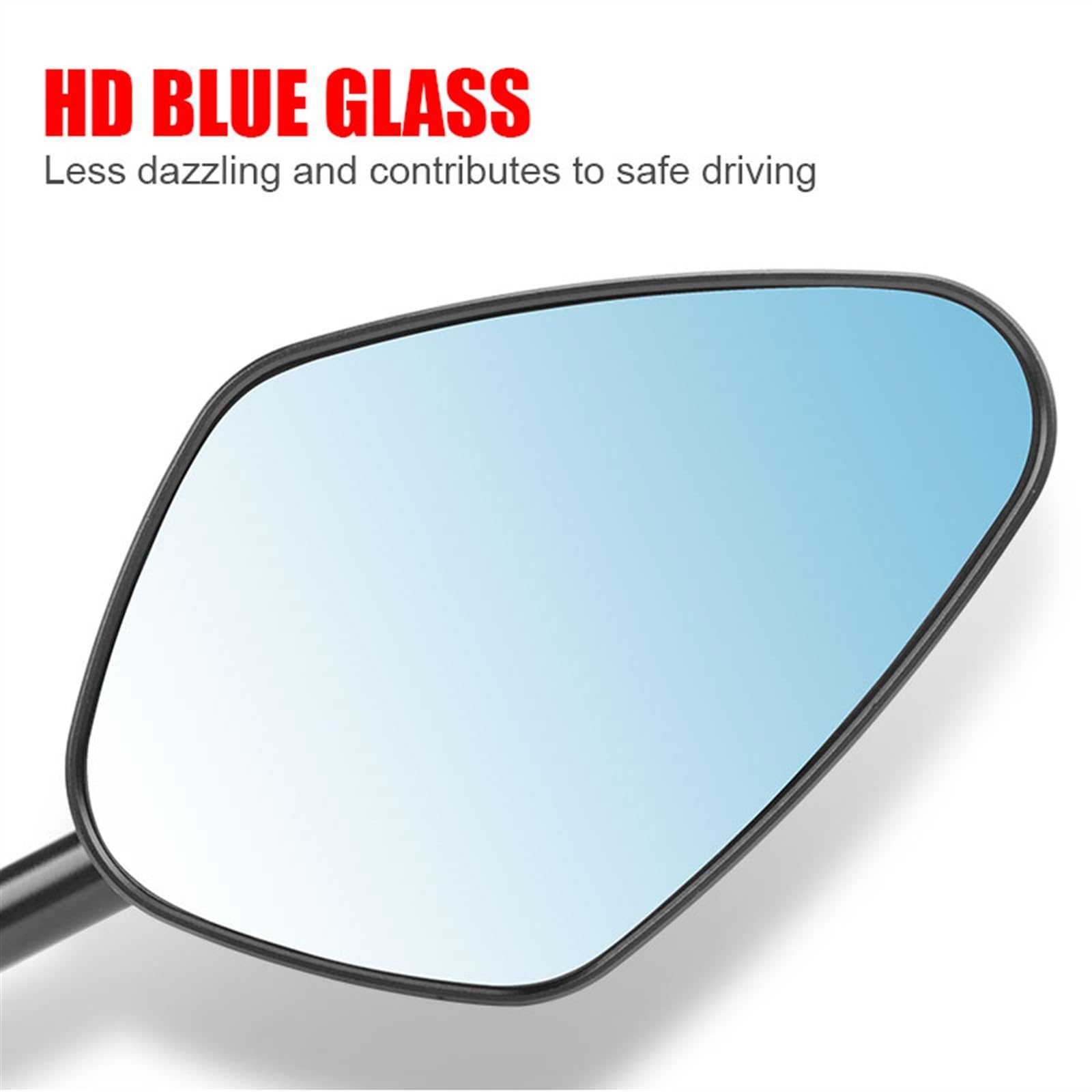 Espejo Retrovisor Lateral Motocicleta Para CB1 Para CB92 Para CB125S CB160 Para CB300F CNC Espejo Retrovisor Lateral Trasero De Aluminio Para Motocicleta Scooter Street Bike Mirror