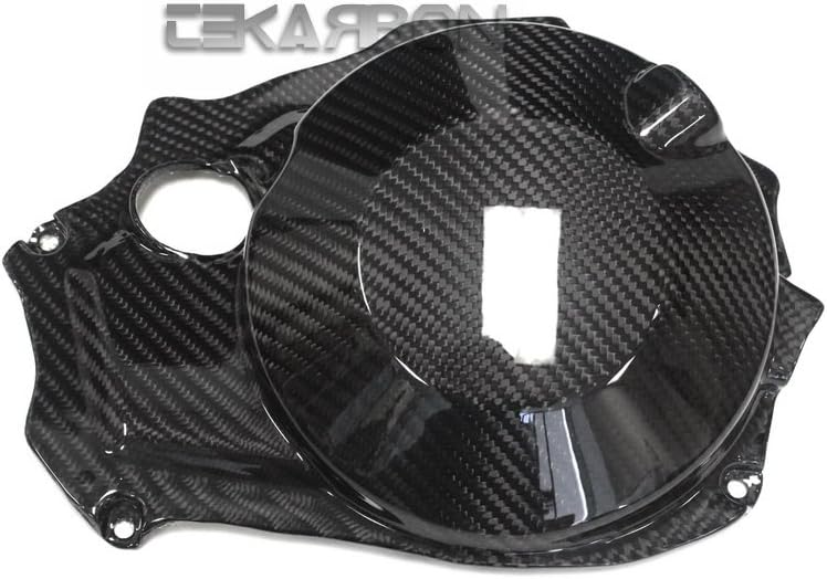 Replacement for Engine Cover L RH, Kawasaki ZX10R (2016-2017), Carbon Fiber, 2x2 Twill Weave