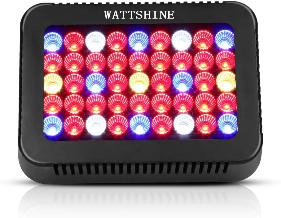 WattShine LED Grow Lights 450W Growing Lighting, UV&IR Grow Light Plant Light with On Off Switch Grow Lamp Plant Lamp for Greenhouse and Indoor Plant Grow LED Panel for Vegetables(10W LEDs 45Pcs)