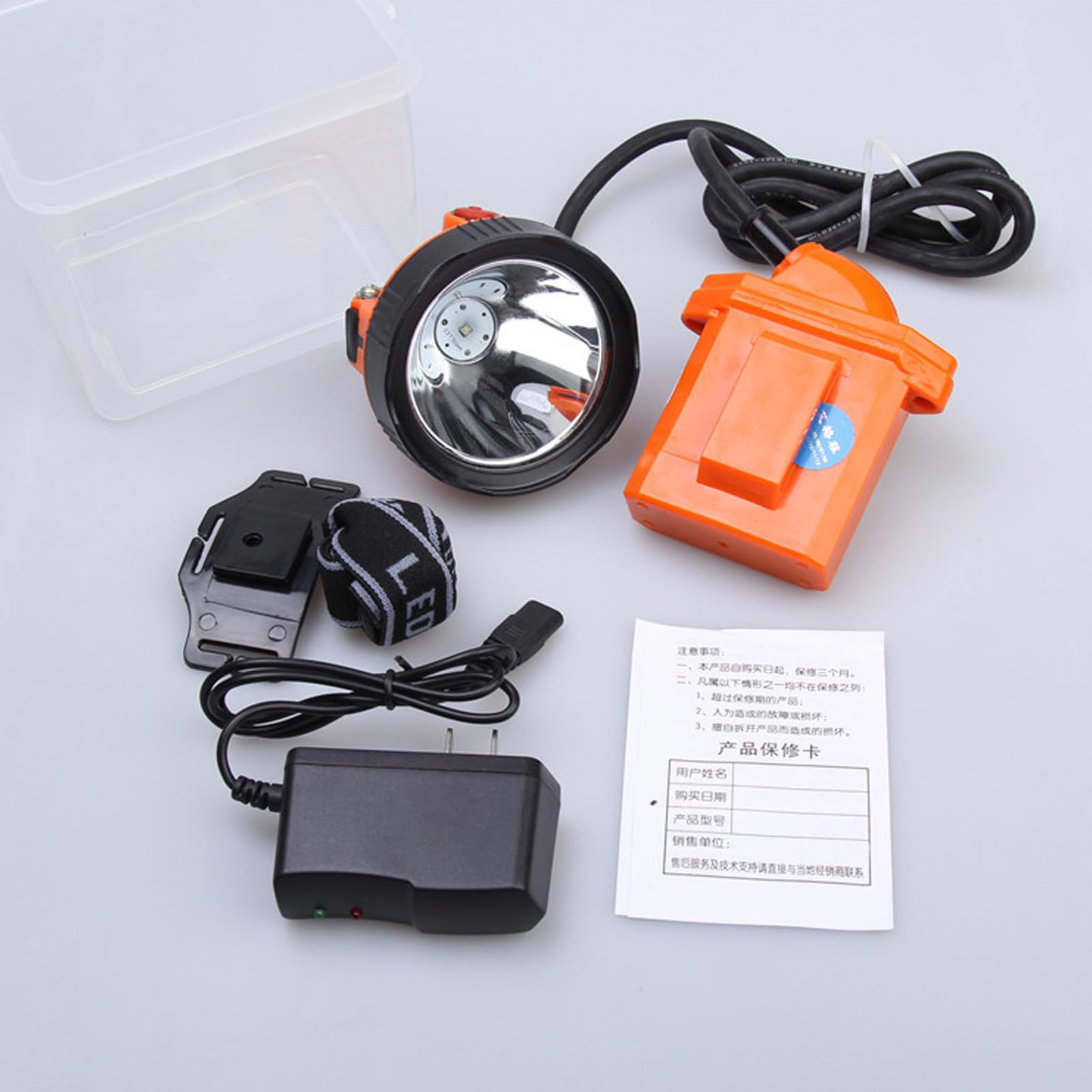 Lampe Frontale De Mineur Rechargeable Ultra-Lumineuse Et AntidéFlagrante, éTanche, IdéAle pour Le Travail Minier, Le Camping, La RandonnéE Et Les Travaux ExtéRieurs