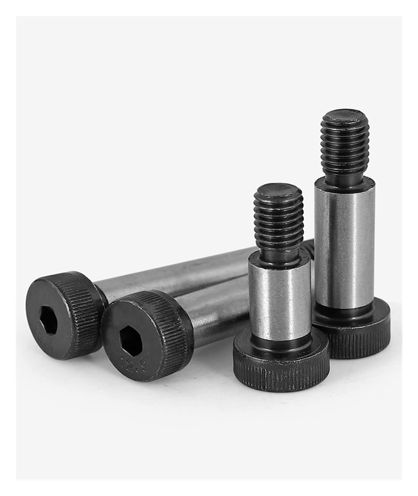 3/16 1/4 5/16 3/8 1/2 5/8 filettato 12,9 Pollici Vite a esagono Incassato Vite a Testa cilindrica Tappo Vite Albero spallamento bullone Limite (Color : 5-8(3-4) XL 1pcs, Size : 1/2")