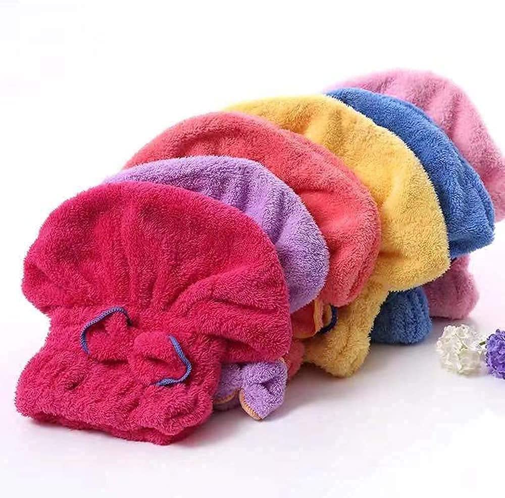 Prostuff.in Hair Towel Wrap Absorbent Towel Hair-Drying Quick Collection Hair Wrap with Bow Cotton Microfiber Hair Easy Wrap for Wet Hair Fast Dry Towel/Soft Cap Turban (1 Pcs,Multicolor) (B0B2RBQBCH) Amazon Price History, Amazon Price Tracker