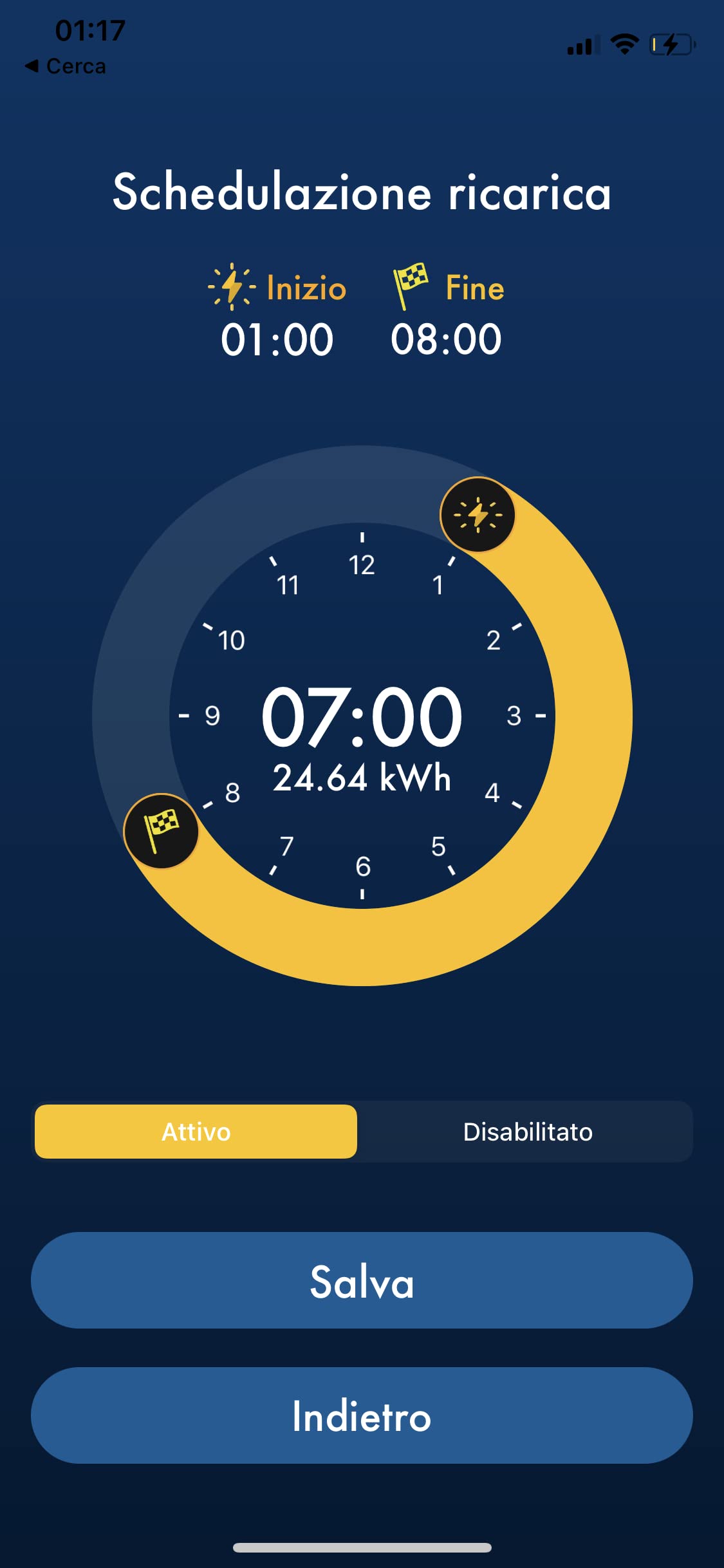 Wallbox Domus WB132HS,Tipo 2,7.4kW,5M,WiFi/BT,OLED 2.42,Bilanciamento Carico/Solare. App iOS/Android, schedulazione,Monitor consumi casa/Ricarica/Differenziale 6ma dc
