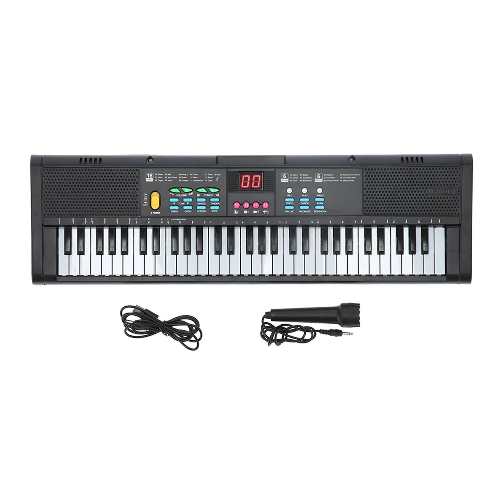 Elektroniczny Instrument Fortepianowy 61 Klawiszowy Wielofunkcyjny Elektryczny Mikrofon Do Pianina Instrument Klawiszowy Dla Początkujących I Dorosłych