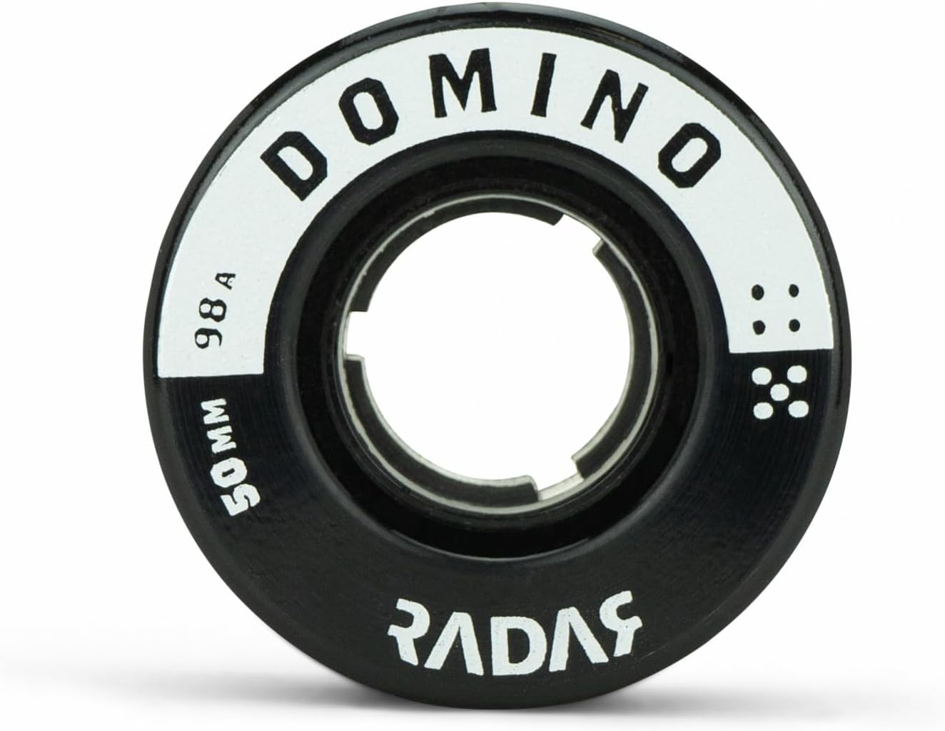 Riedell Radar Domino Wheels - Indoor Roller Skate Dance Wheels - 4 Pack of 50mm x 31mm Wheels