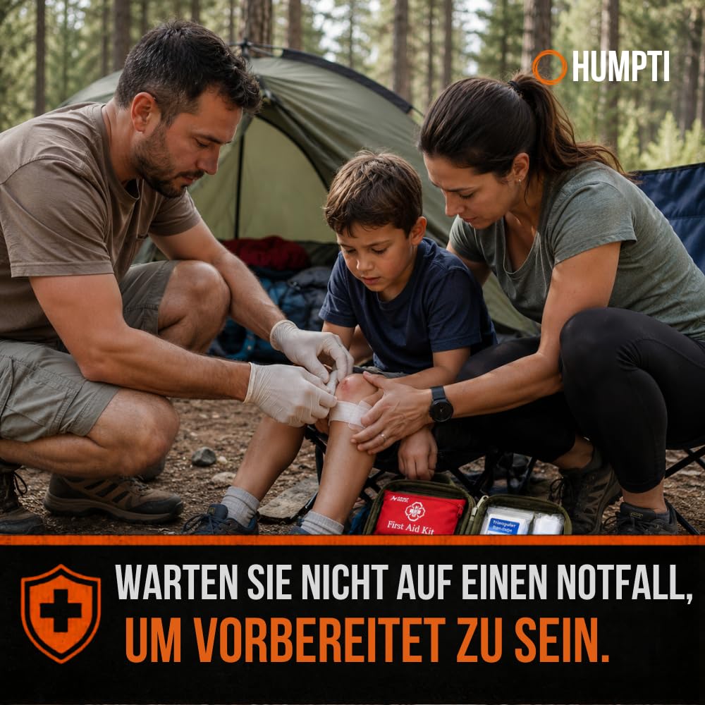 EU 2025 Survival Kit mit Rucksack, Apothekenkoffer und Taschenlampe, Überlebens-Thermodecke, Militär Profi Survival Messer, Axt, Pflaster, Pfeife und Kompass