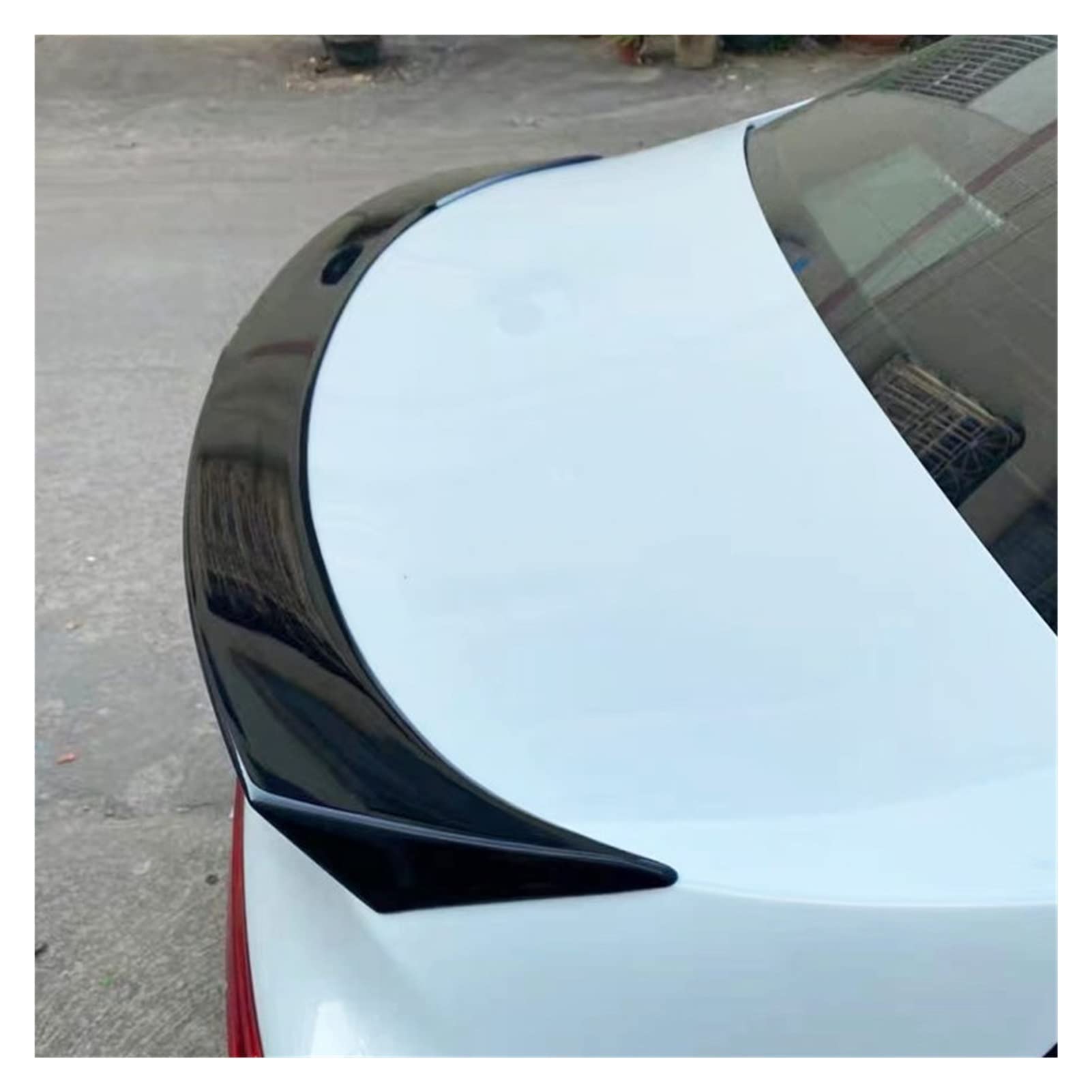 Spoiler Alerón Trasero Para Toyota Para Camry 2018 2019 2020 ABS Exterior Alerón Trasero Maletero Alerón Decoración Estilo De Coche Alerón Cola (Color : Negro)