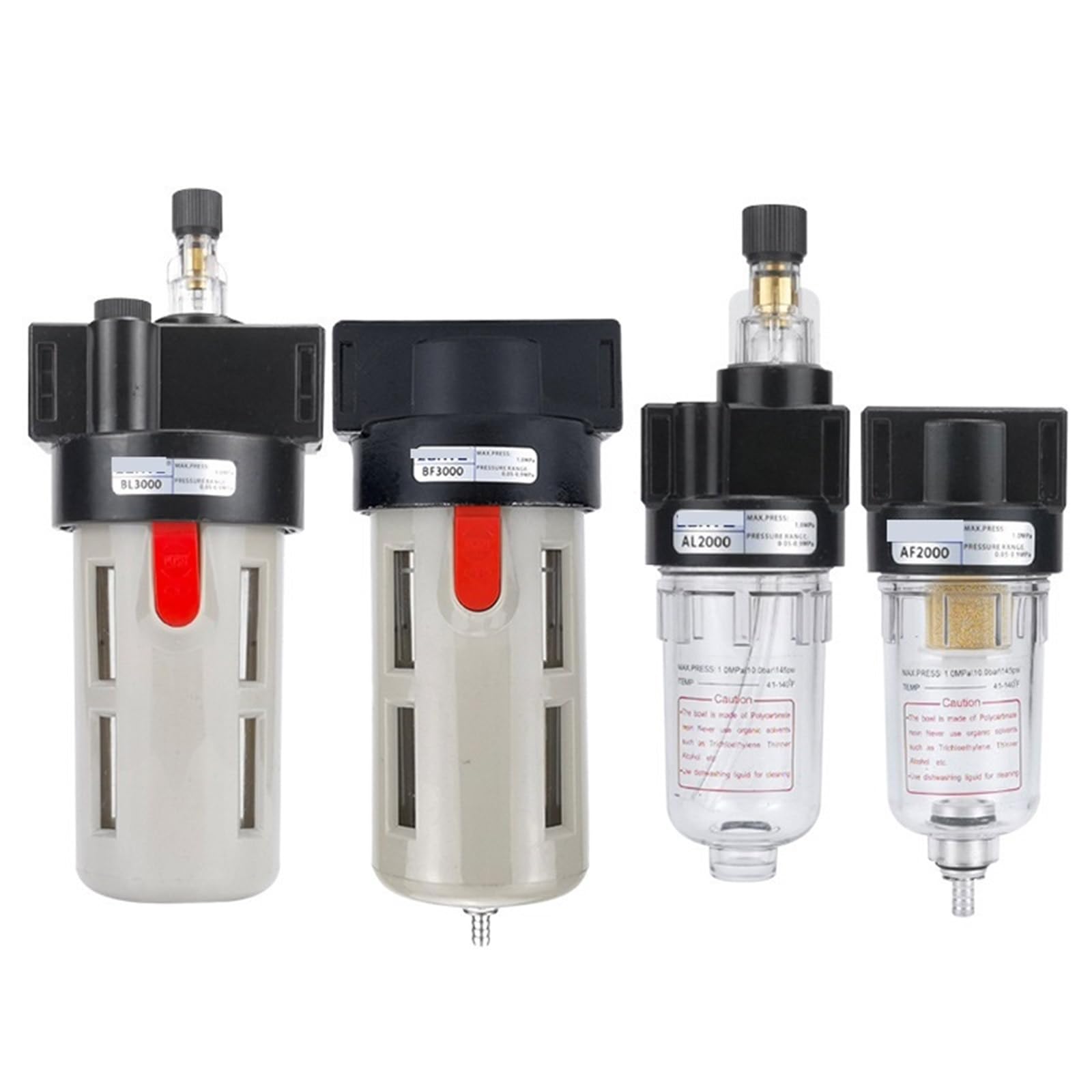 Jwvialel Al2000 Filter Af2000/Bf2000/3000/4000 Air Oil-Water Separator To Oil Mist Device /Bl 1Pcs(Al2000)