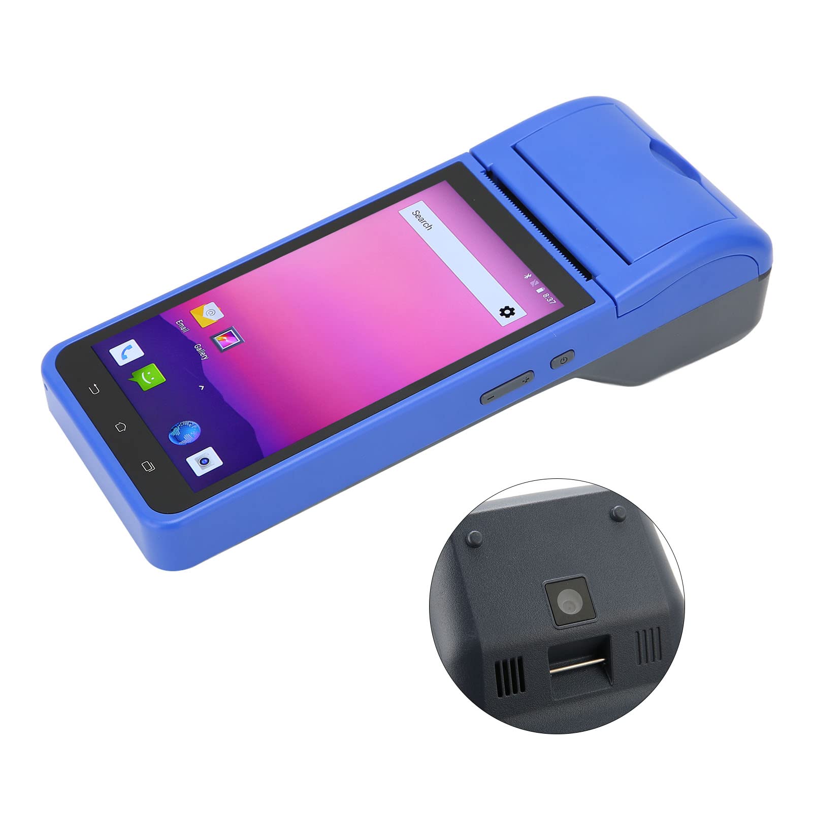 Macchina POS Portatile, Stampante Termica per scontrini con Messa a Fuoco Automatica di Piccoli volumi per Sala da Pranzo per Ristorante(#1)