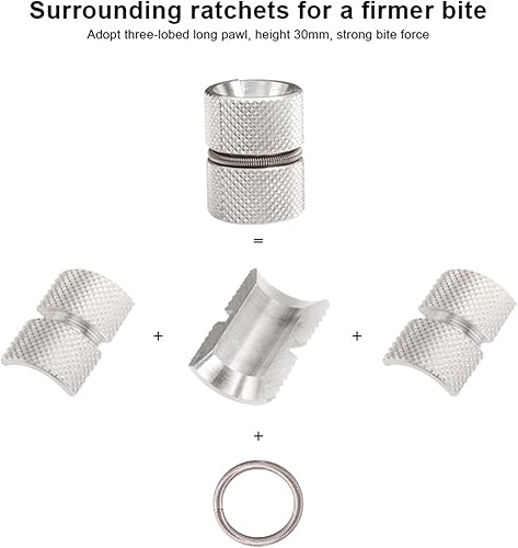 Miniatura 8 de Expansor de auriculares, tapa superior, tuerca de estrella, perno de tuerca expansible, tapa de fibra de carbono, tapón expansor de auriculares de