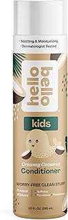 Hello Bello Kids Conditioner, Gentle Hypoallergenic Tear-Free Formula, V...