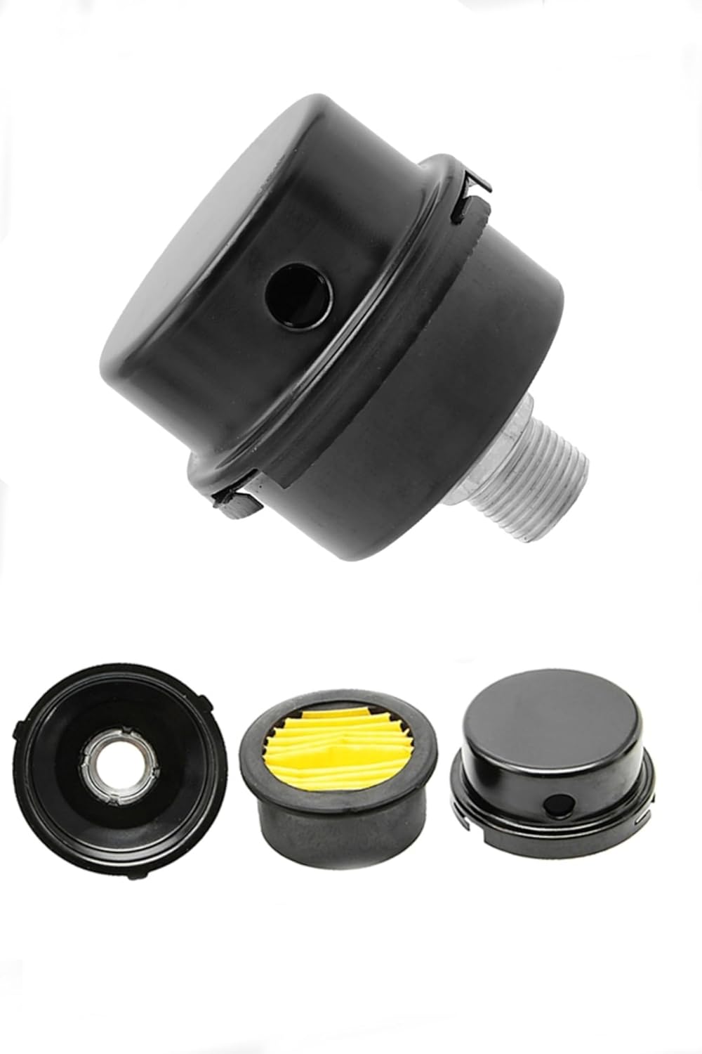 Air Compressor Silencer Filter Metal 12.5mm Thread (1/4"PT 12.5mm),Air Compressor Silencer, Air compressor Filter Replacement Parts