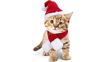 Adjustable 2-Piece Pet Christmas Clothes Suit