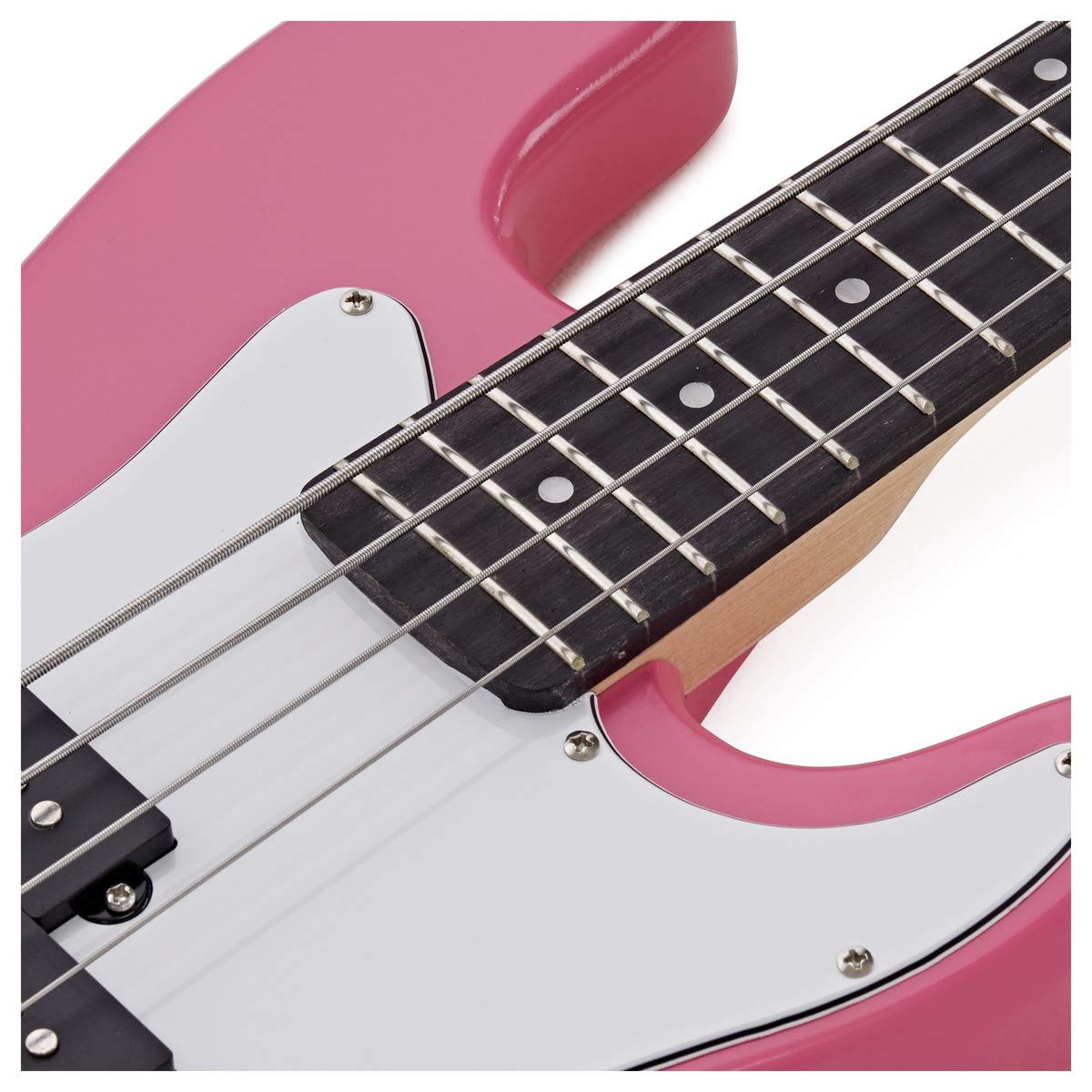 Basso LA 3/4 di Gear4music, Rosa