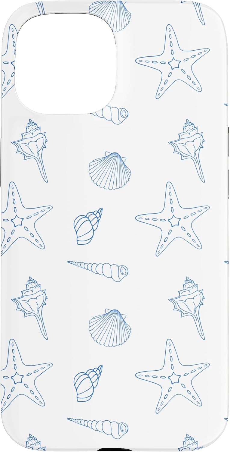 Trendy Coastal Granddaughter Aesthetic Preppy Shells Ocean Case for iPhone 14