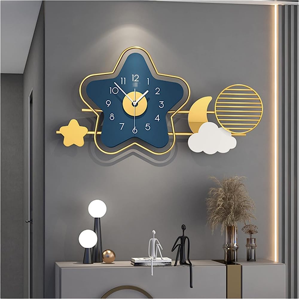 Horloge murale silencieuse sans tic-tac pour un bureau ou salon design
