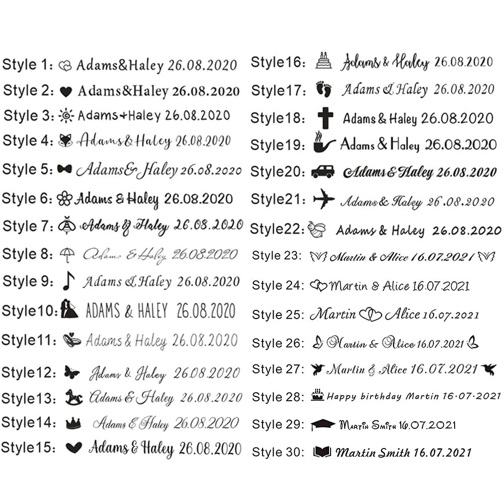Bastoncini for Miele in Legno Personalizzati, Cucchiaio in Legno for Miele, Nome Personalizzato, Data, Regali for Feste di Nozze, Utensili da Dessert, cucchiai in Legno Ape(30pcs,10cm)
