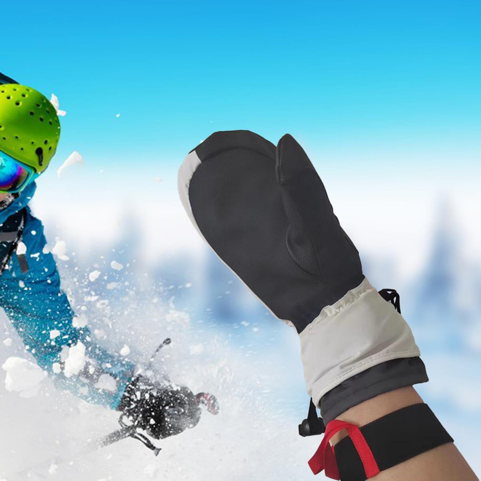 Snow Ski Glove Handcuffs Handcuffs Glove Strap Reflective Sport Glove  Safety Strap Ski