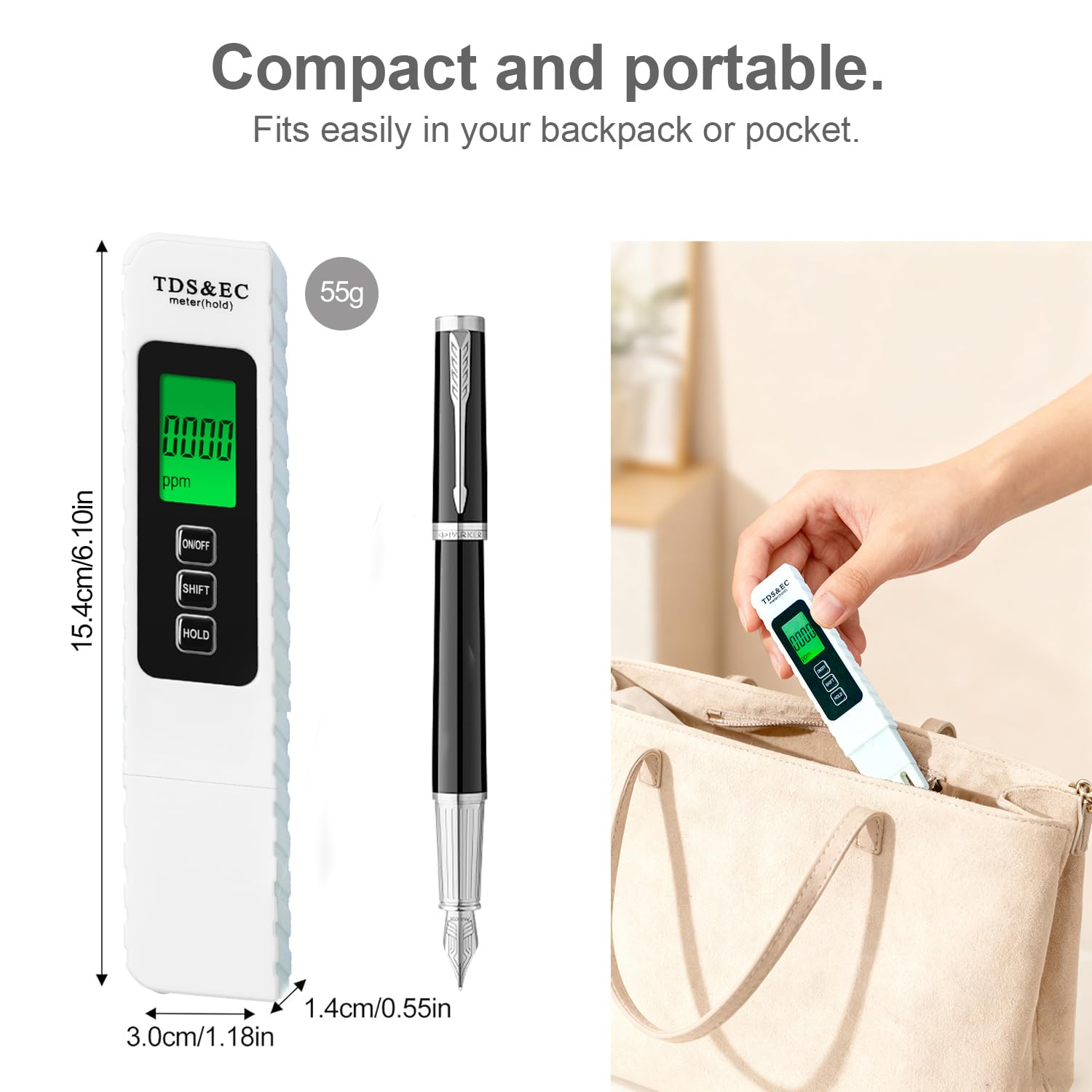 TDS EC Water Meter - Test Drinking Water & More -8 TDS EC Water Meter - Test Drinking Water & More -8