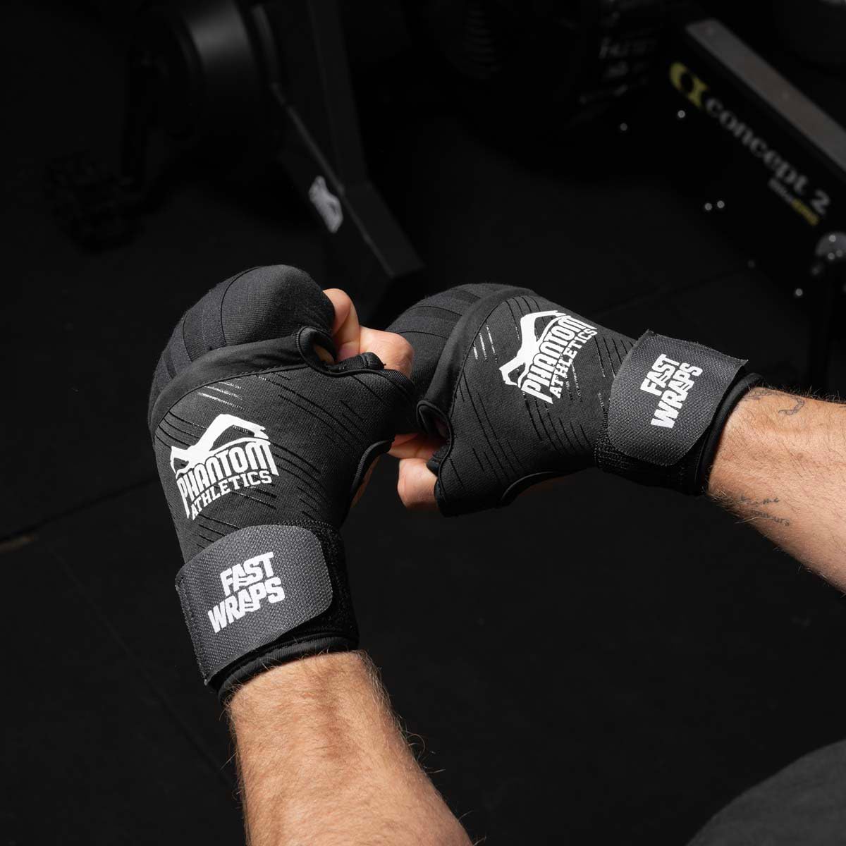 Phantom Athletics Fast Wraps - Guantoni da boxe leggeri per arti marziali come MMA, Muay Thai e Kickboxing