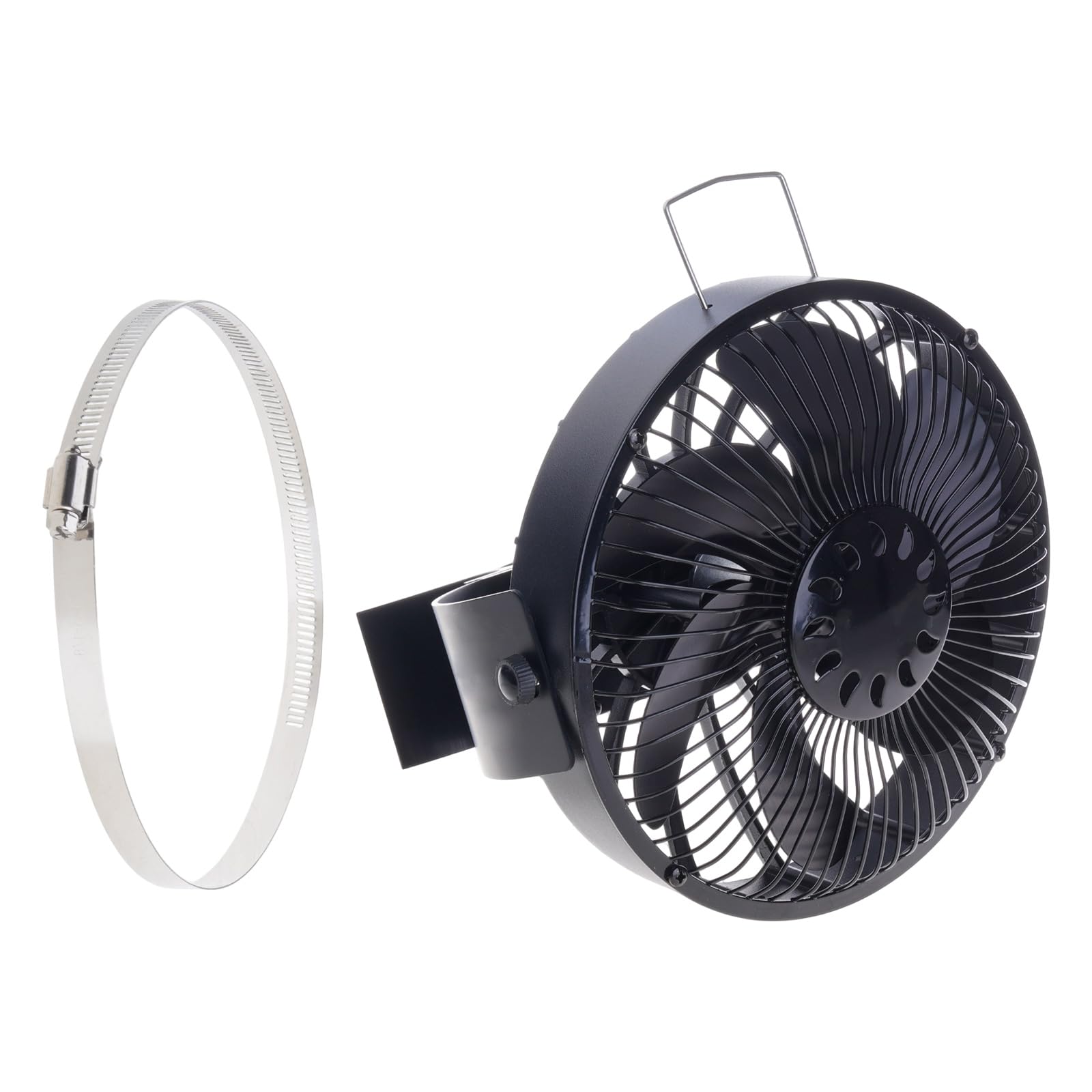 Jazuaiao Multicolor Aluminum 6 Sheets Heat Powered Fireplaces Stove Fan With Bracket For Wood Burning And Circulating Warm Wood Stove Fan Heat Powered