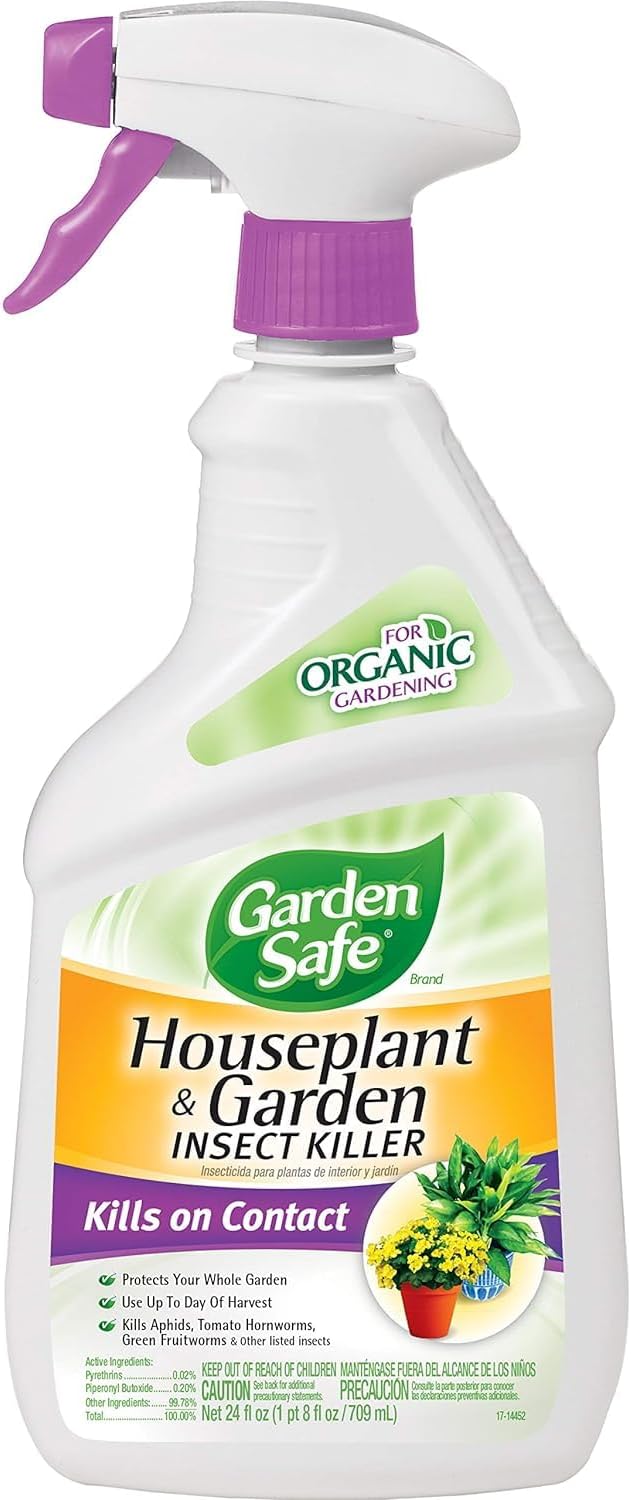 Garden Safe Houseplant and Garden Insect Killer, 24-Ounce Spray, Pack of 1